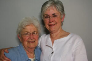 Theresa Hogan and Maureen Schlacter