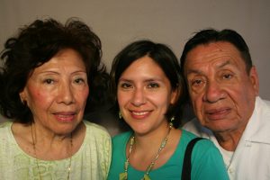 Cesar Mejía Grados, Mercedes Mejía, and Katherinne Sardena