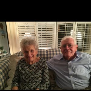 70th wedding anniversary of Florence and Oliver Keely