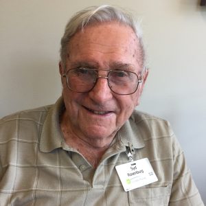 Syd Rosenburg at 96 talks about his WWII experience, his successful drycleaning business and his love of family