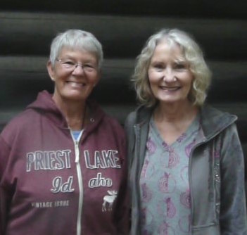Sisters Carol McVicker and Teresa von Marbod talk about their family cabin on Kalispell Bay at Priest Lake, Idaho