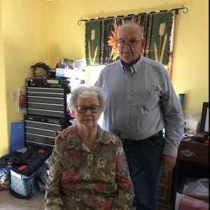 Katelyn Crossman and great-grandparents