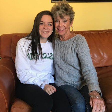Faith Loveland and her Grandmother Sudzy talk about moments in her life