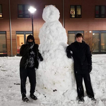 Noah and Sai Talk About Rutgers History and Snowmen