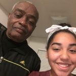 Alani Bumgardner discusses work ethic and the importance of family with her grandfather, Joshua Moore(Thanksgiving 2018)