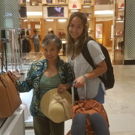 Leilani Ferguson and her grandma Salud Mangahis talk about her immigration to the United States and her experiences