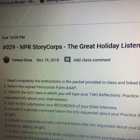 NPR StoryCorps - The Great Holdiay Listen