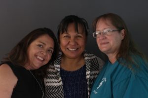 Lupe Salazar, Natalie Rivera, and Beverly Nelson