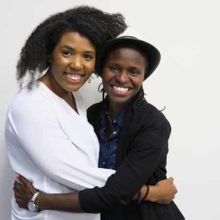 Lydia Mbiyu and Victoria Johnson