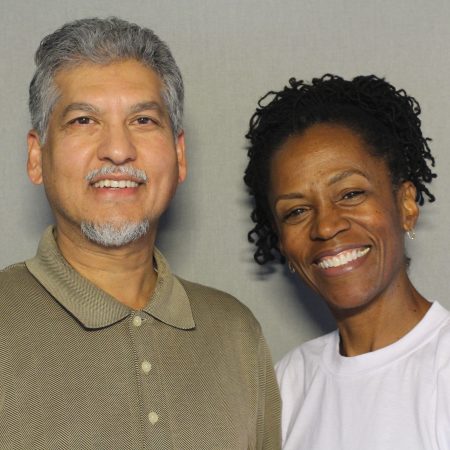Phyllis Sykes and Adil Mohammed