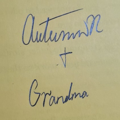 Autumn interviews her grandmother about growing up on a farm