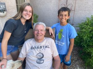 Brady Gonnerman and Emma Sweet interview their grandfather Richard Sweet about his life