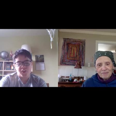 Interviewing Nonna, Joanne Maria Cafiero by Matteo Vauthy Planells, 10 years old