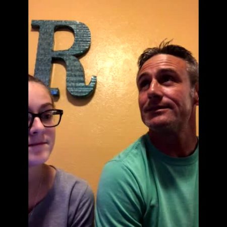 Abby Ross interviews her dad, Randy.