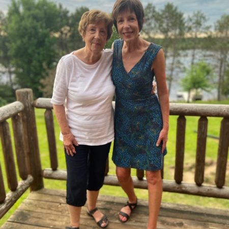 Beverly Klein and Jackie Klein in Holcombe, WI