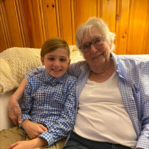 Easter Nana with Ben 2021