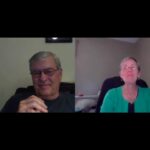 Linda Blum and Bob Christian discuss planning a CERF meeting
