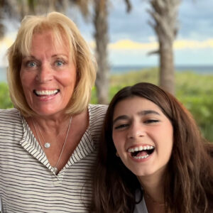 Olivia and Oma in Delray Beach Florida on November 25 2021