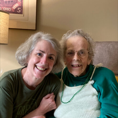 a wee bit ‘o time on St. Patrick’s Day with mom