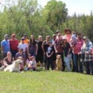 Campbell Hutchinson Family Reunion at Amanda and Adam's Pond May 2022