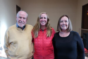 Jill Heil, Kathy Patrick, and Kenneth Patrick
