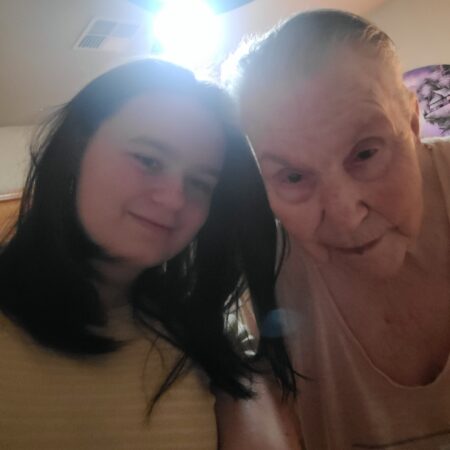 my great grandma and I - Retake