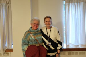 Joan Whitley and Charlene Boyd