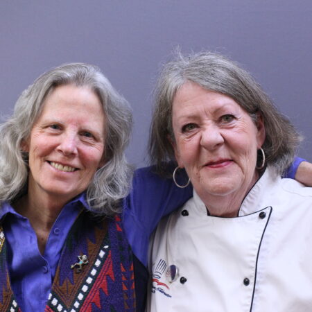 Barbara Sheppard and Judy Uerling