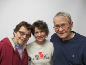 LuAnn Crist Laich, Joseph Hauser, and Helen Hauser