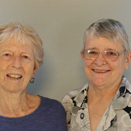 Sister Marie Therese Summers and Sister Clare Carr