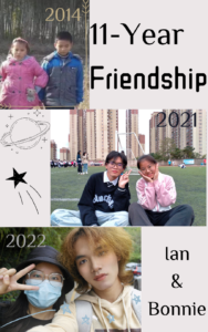 11-year friendship: Ian Zhong and Bonnie Zhang