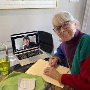 Cynthia Kablaoui interviewed by grandson Max, for oral history class at Duke, part 2