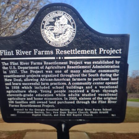FDR Montezuma GA 1937 Flint River Restoration Project
